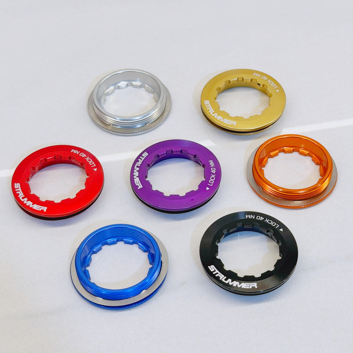 Strummer Lock Ring Alloy AL7075 All Color Front Detail
