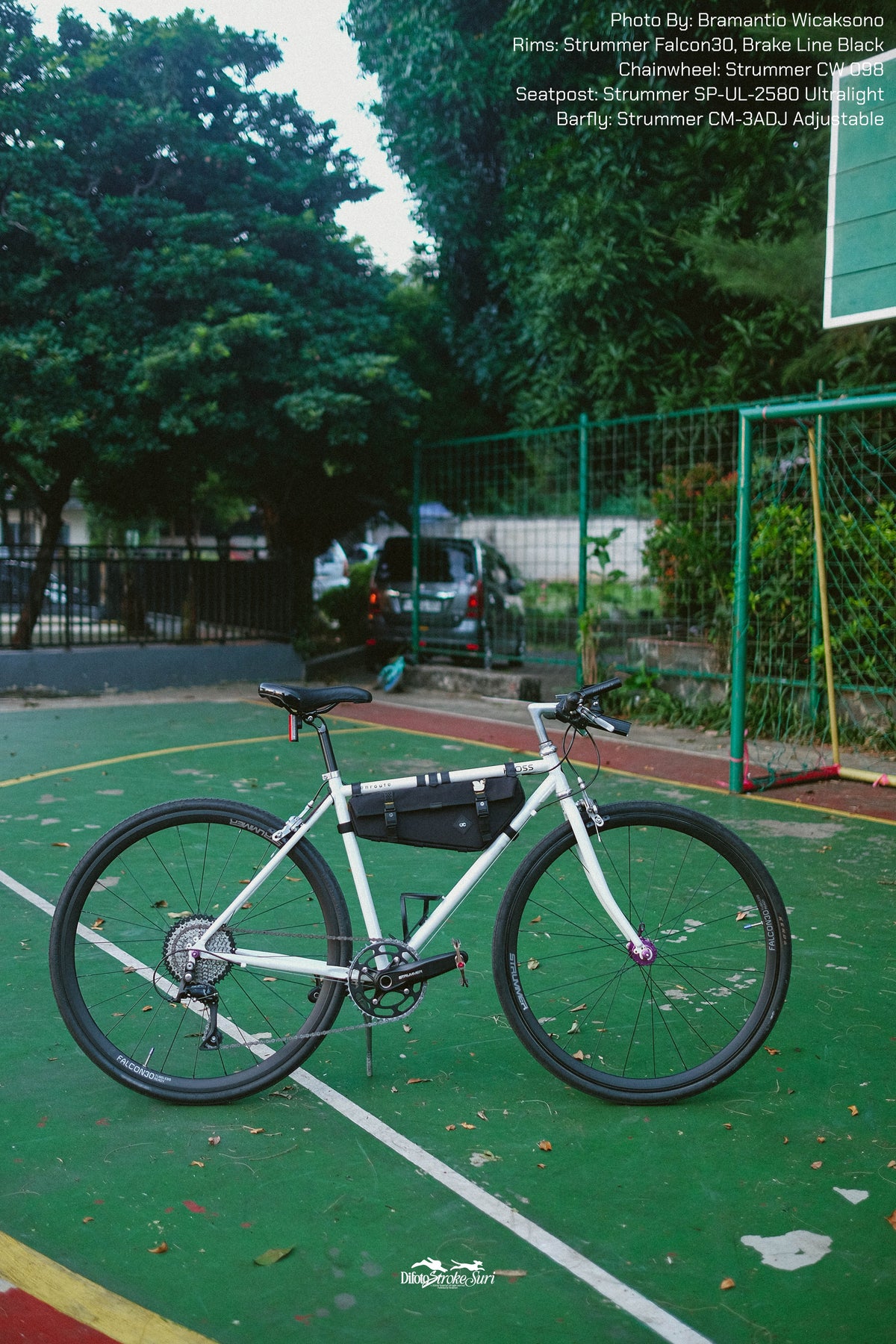 Strummer Falcon30 700c Rim-Brake Alloy Road Bike Rim (20H/24H/32H, 1 Pcs)