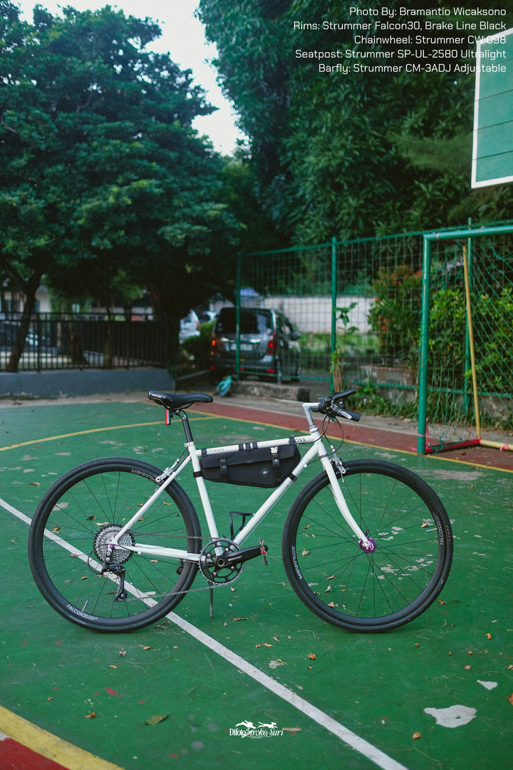 Strummer Falcon30 700c Rim-Brake Alloy Road Bike Rim (20H/24H/32H, 1 Pcs)