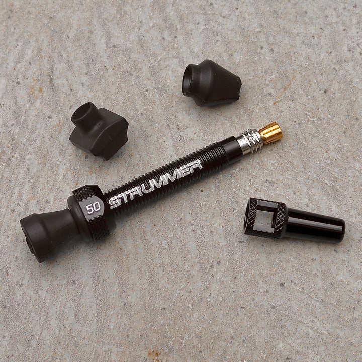 Strummer Pressa/FV tubeless valve na may integrated core remover