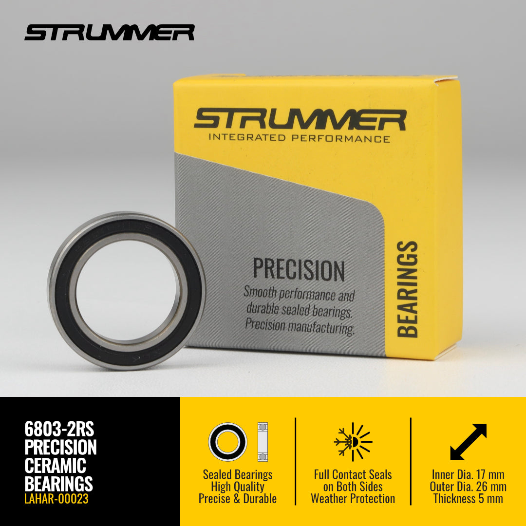 Strummer 6803-2RS Sealed Bearing (Hybrid Ceramic)