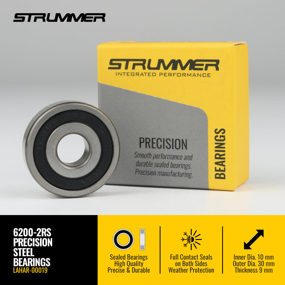 Strummer 6200-2RS Sealed Bearing (Steel)