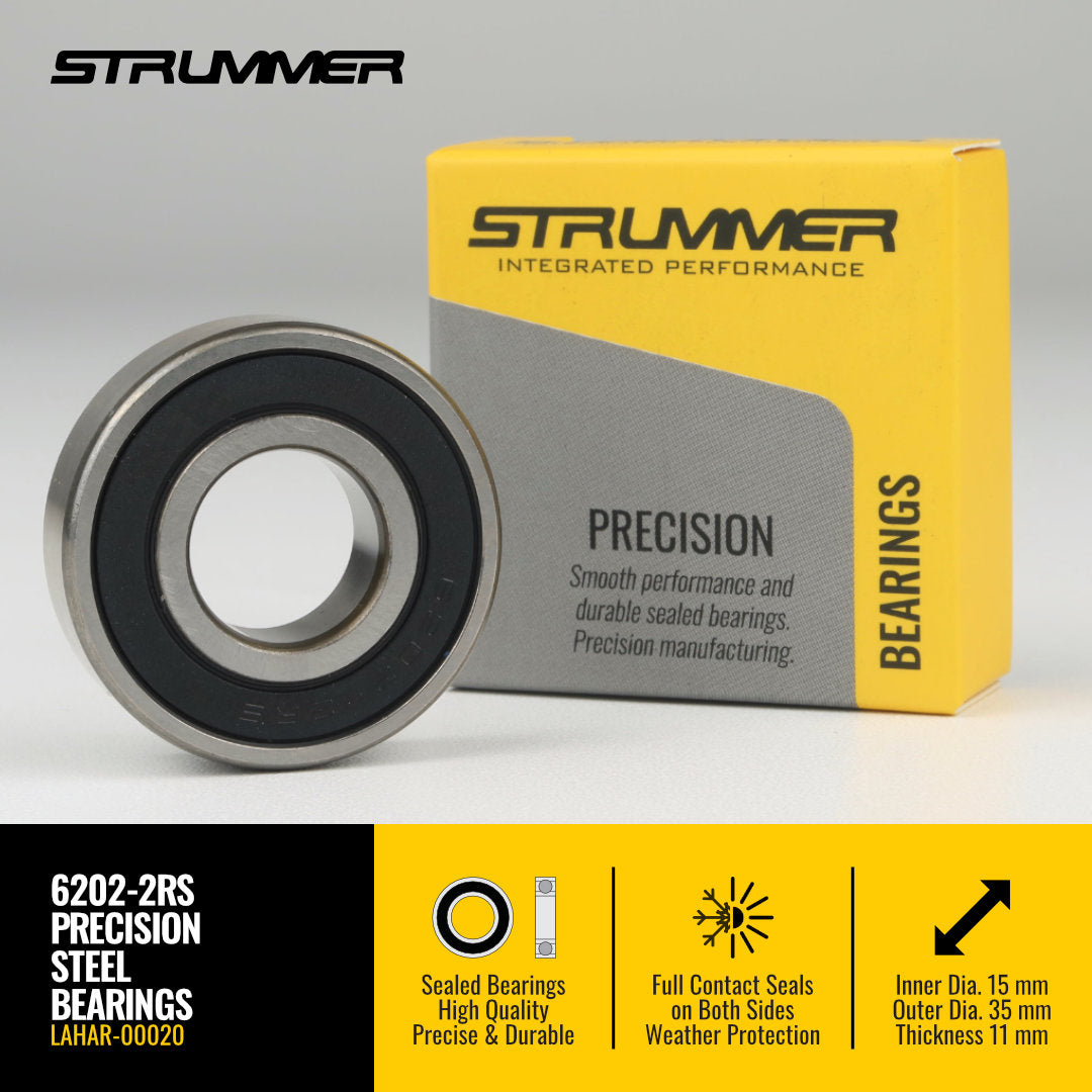 Strummer 6202-2RS Sealed Bearing (Steel)