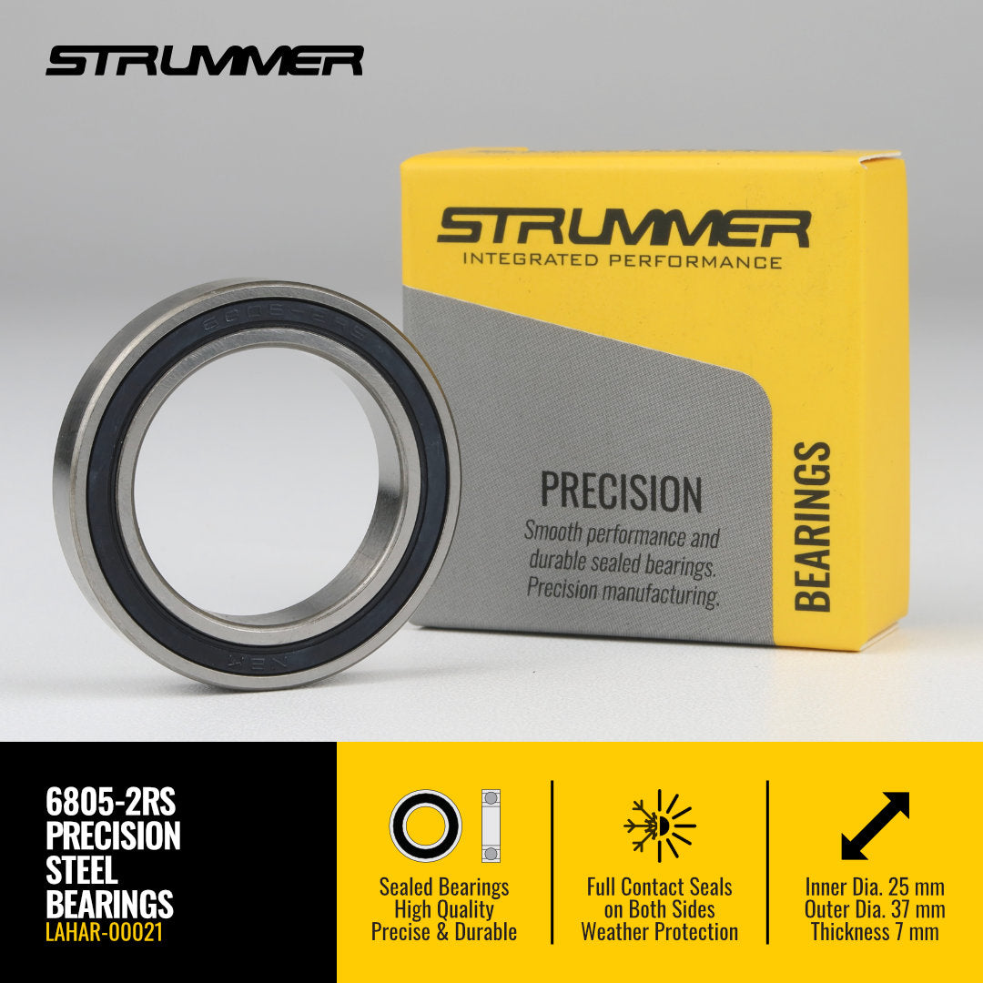 Strummer 6805-2RS Sealed Bearing (Steel)