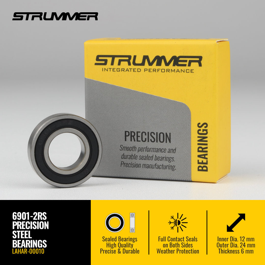 Strummer 6901-2RS Sealed Bearing (Steel)