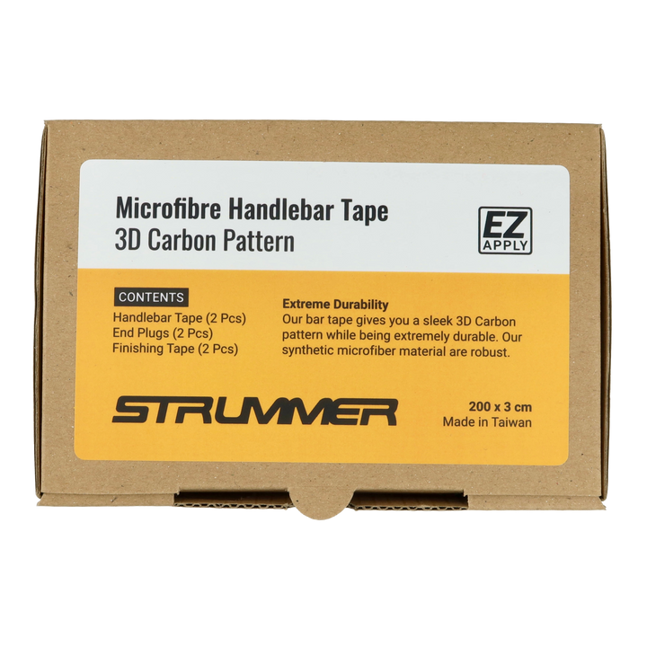 Strummer 3D Carbon Pattern Microfibre Tape
