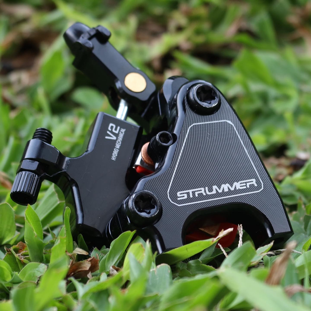 Set Angkup Brek Cakera Hidraulik Mekanikal V2 Strummer (Lekapan Rata)