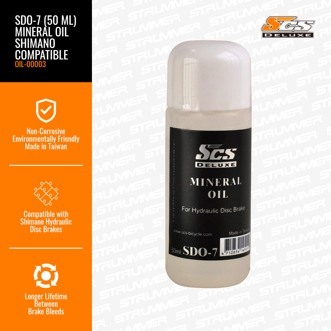 SCS SDO-7 Synthetic Mineral Oil - 50 ml (for Shimano Hydraulic Disc Brake)