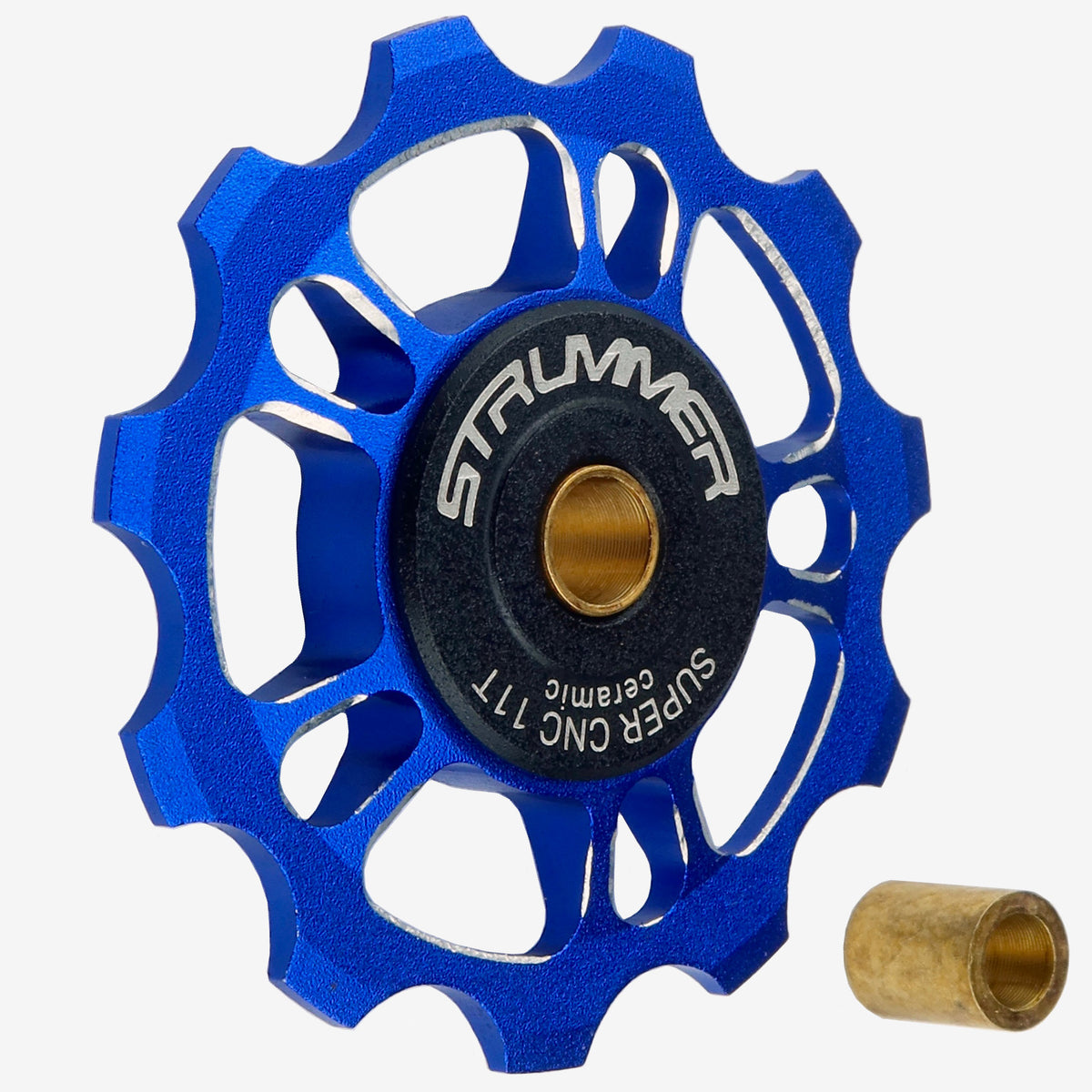 Roda Takal Derailleur Belakang CNC Super Strummer (dengan Galas Seramik Hitam)