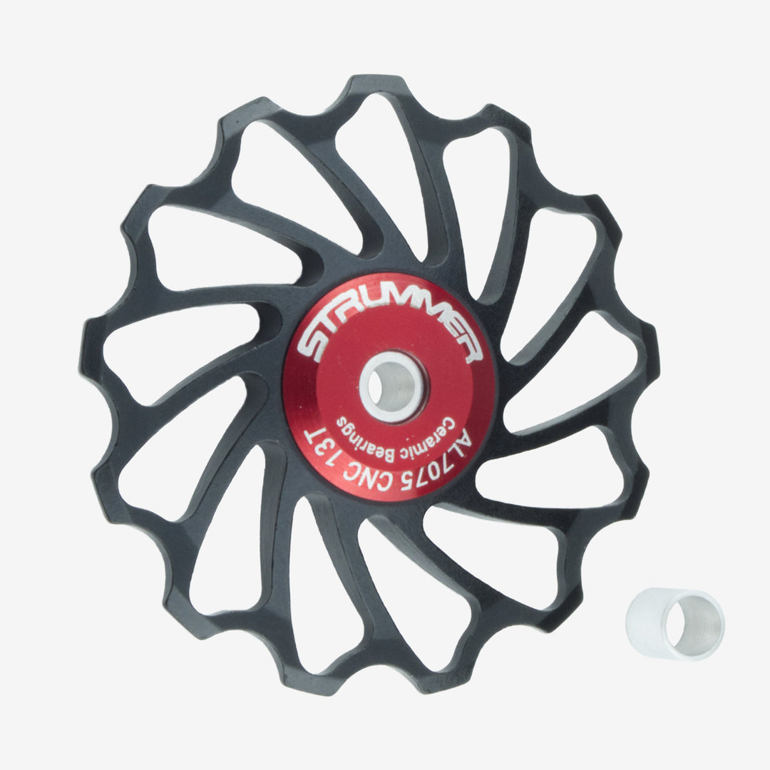 Strummer Rear Derailleur Pulley Wheel (White Ceramic)