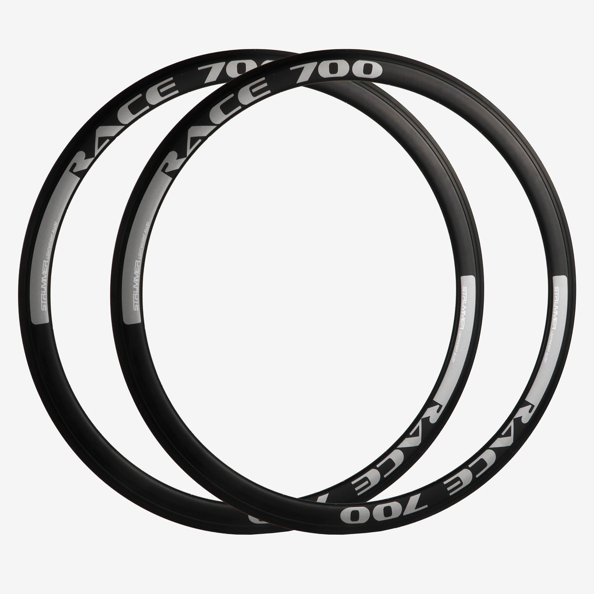 (Nicht mehr erhältlich) Strummer Race-700 40-mm-Felgen (schwarze Bremsflanke, 2 Stück)