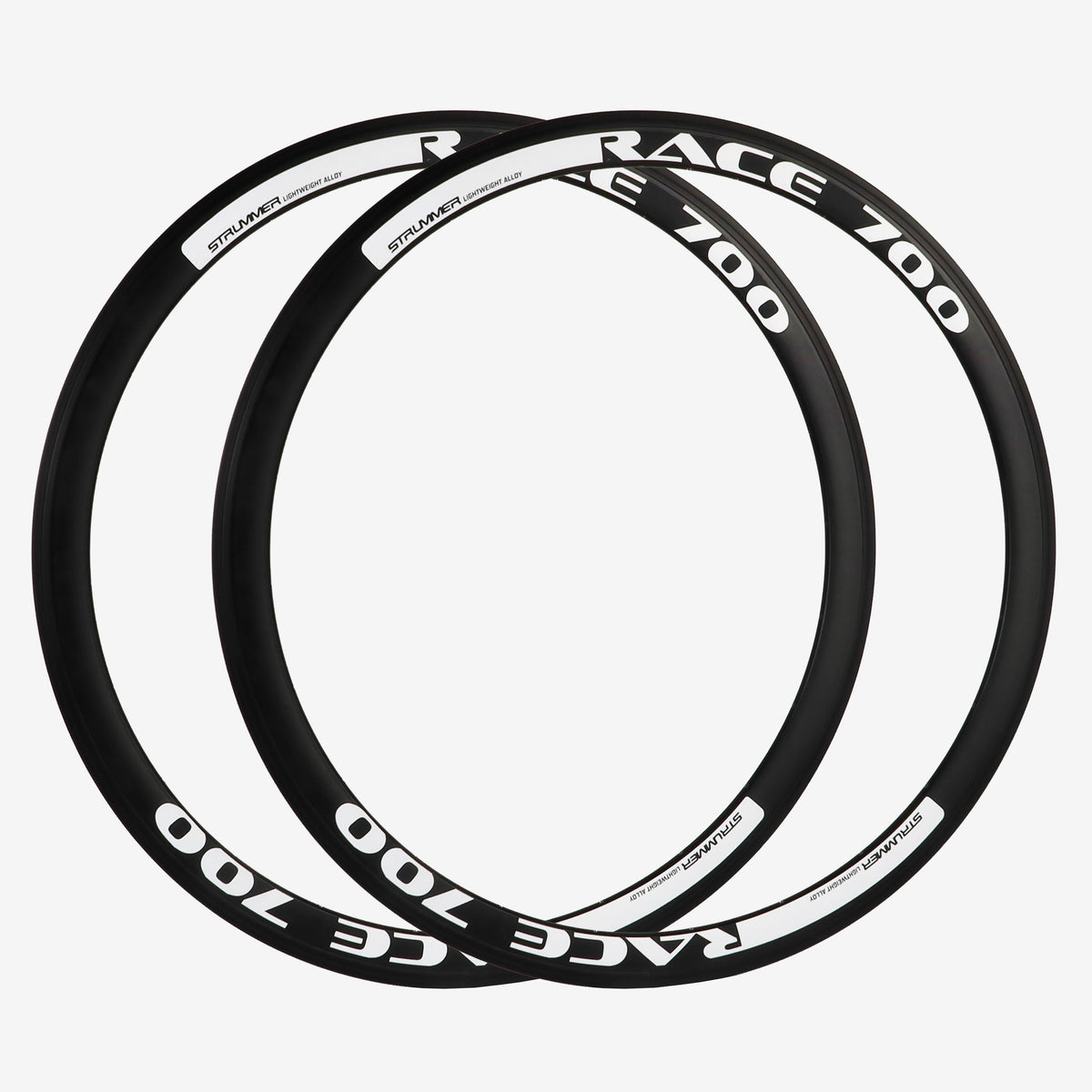 (Nicht mehr erhältlich) Strummer Race-700 40-mm-Felgen (schwarze Bremsflanke, 2 Stück)