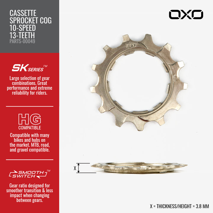 OXO Cassette Sprocket Cog (Gear/Teeth)